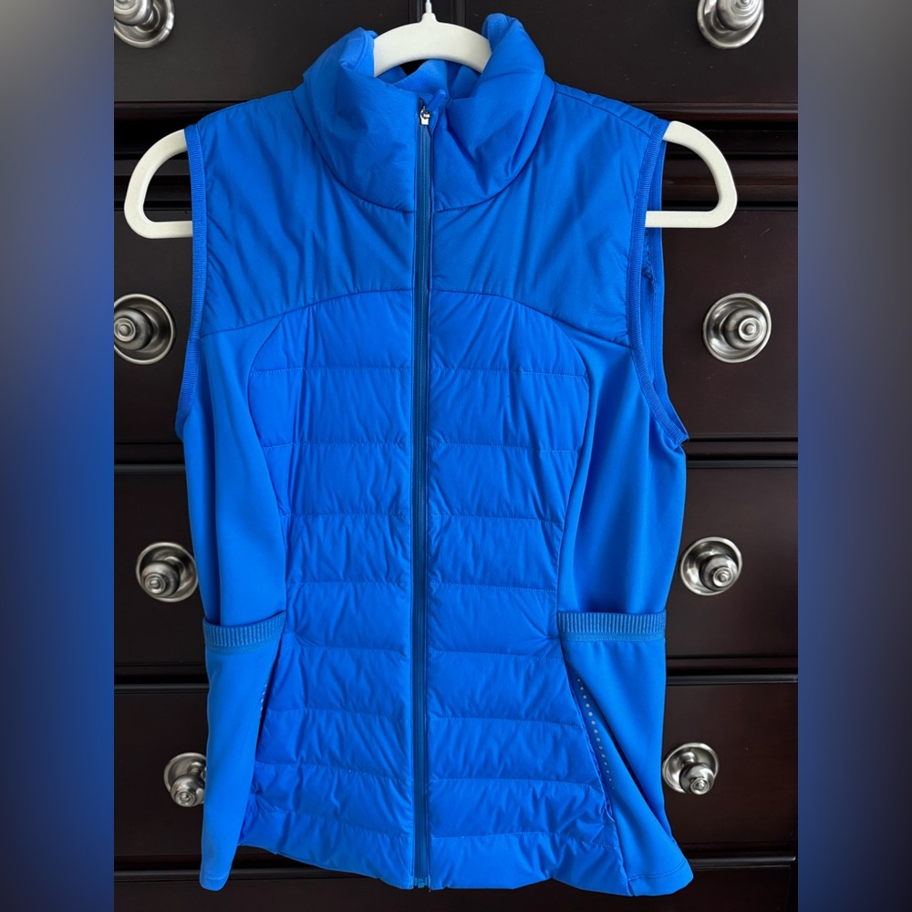 lululemon athletica Blue Puffer Vest